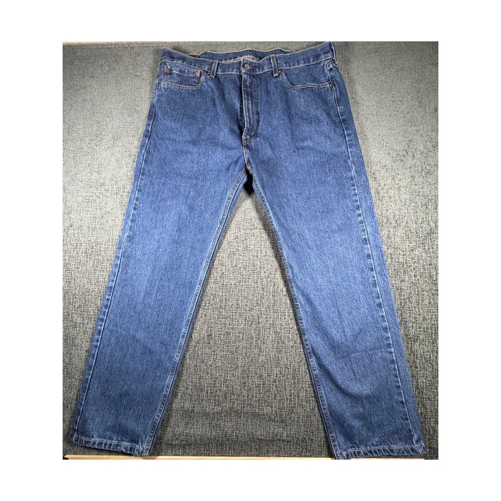 Levis‎ 505 Regular Fit Mens Jeans Blue Medium Wash Denim 40x32 (Actual 40x31.5)